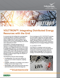 Descriptions of how Eclipse VOLTTRON can be used to improve integration of distributed energy resources&hellip;